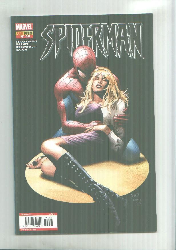 Panini: Spiderman formato prestigio, lomo azul numero 48: a flor de piel