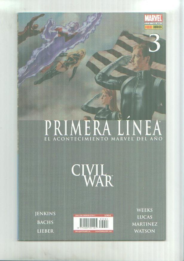 Panini: Civil War primera linea numero 03