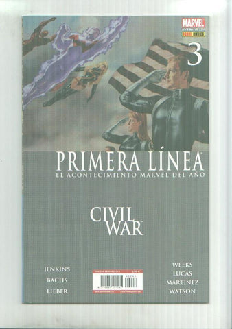 Panini: Civil War primera linea numero 03