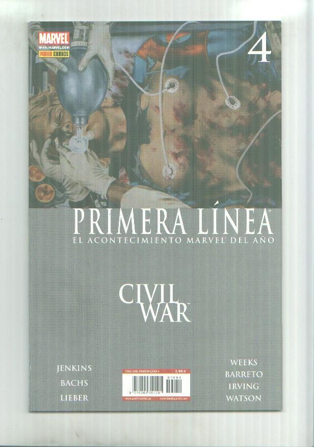 Panini: Civil War primera linea numero 04