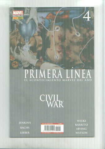 Panini: Civil War primera linea numero 04