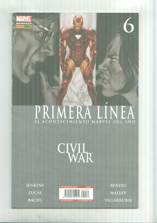 Panini: Civil War primera linea numero 06