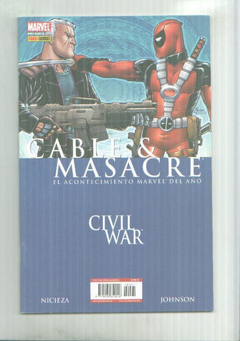 Panini: Civil War: Cable & Masacre numero 1