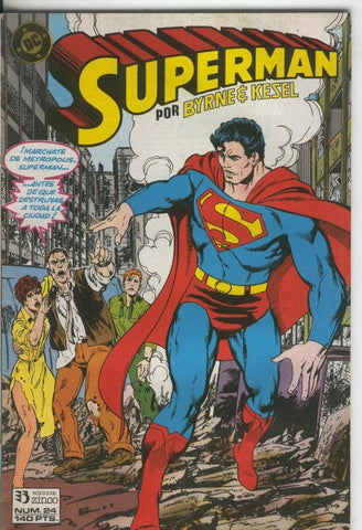 Superman volumen 2 numero 024: La super amenaza de Metropolis