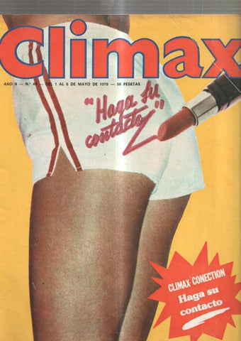 Climax numero 49, del 1 al 6 de mayo de 1978