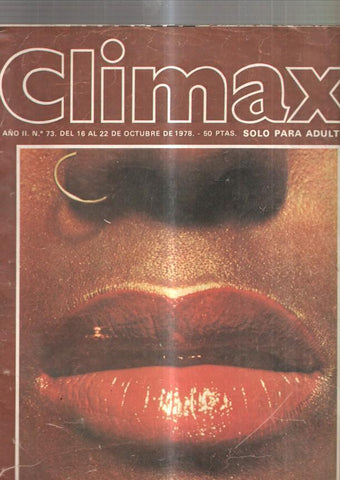Climax numero 73, del 16 al 22 de octubre de 1978