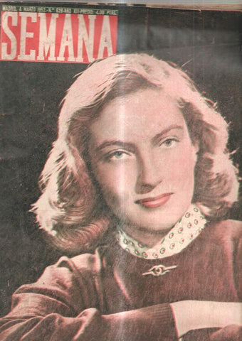 Revista Semana numero 628, marzo 1952