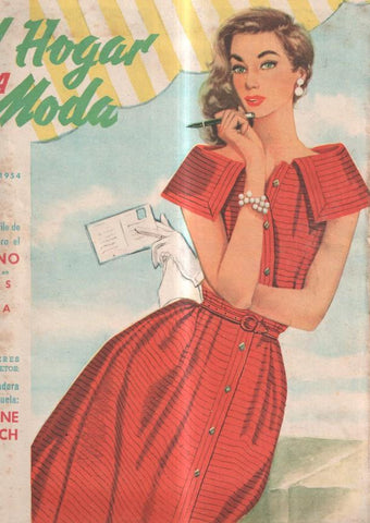 Revista El Hogar y la Moda julio 1954