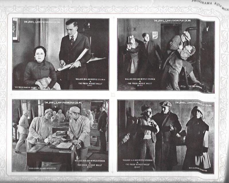 LAMINA 38069: Escenas de La prision sin muros con Wallace Reid