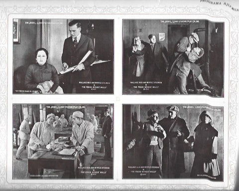 LAMINA 38069: Escenas de La prision sin muros con Wallace Reid