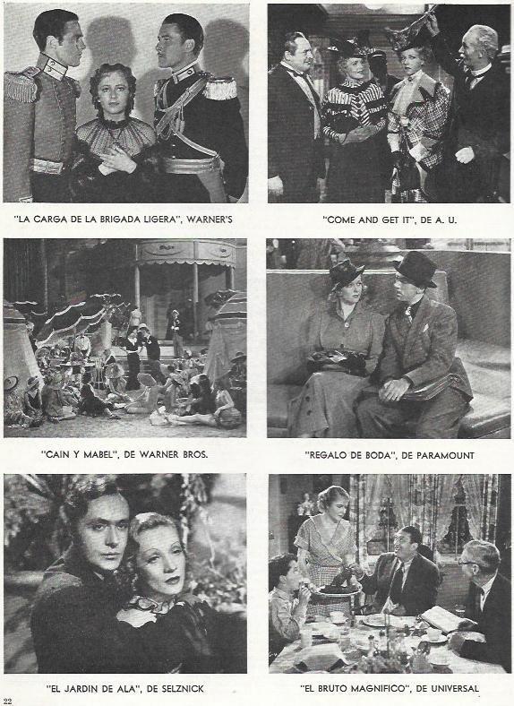 LAMINA 38034: Escenas de peliculas de 1937