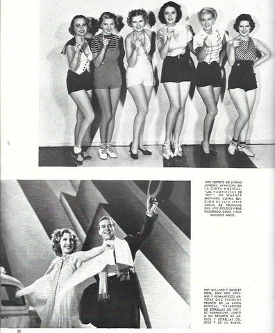 LAMINA 38037: Bailarinas de Las Vampiresas de 1937