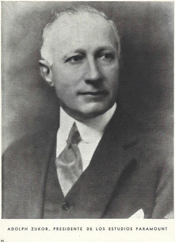 LAMINA 38043: Adolph Zukor