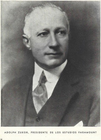 LAMINA 38043: Adolph Zukor