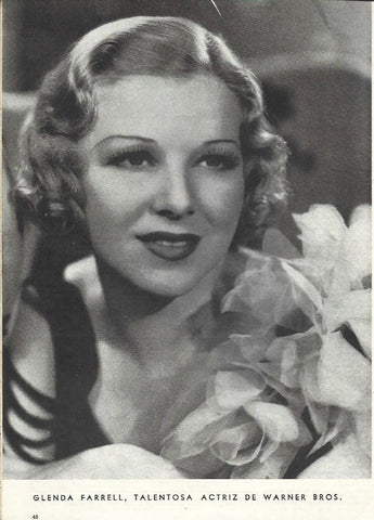LAMINA 38045: Glenda Farrell