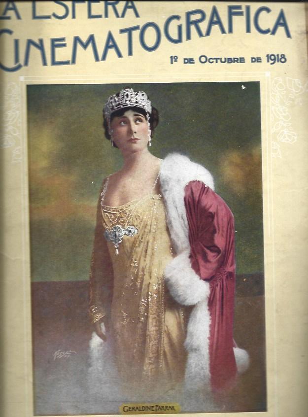 LAMINA 38053: Portada con Geraldine Farrar