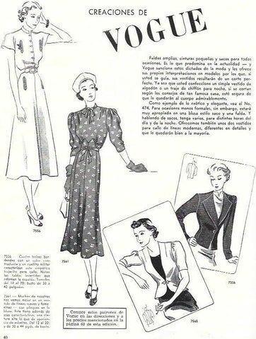 LAMINA 38041: Creaciones de Vogue