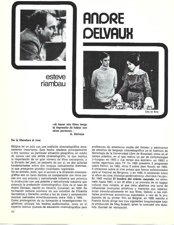 LAMINA 38086: Andre Delvaux