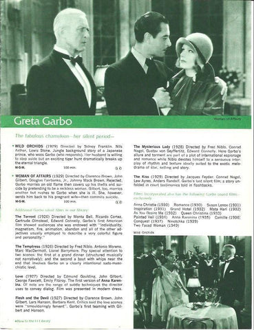 LAMINA 38126: Greta Garbo en Woman of Affairs