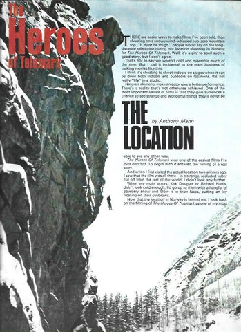 LAMINA 38139: Paisaje de The Heroes of Telemark