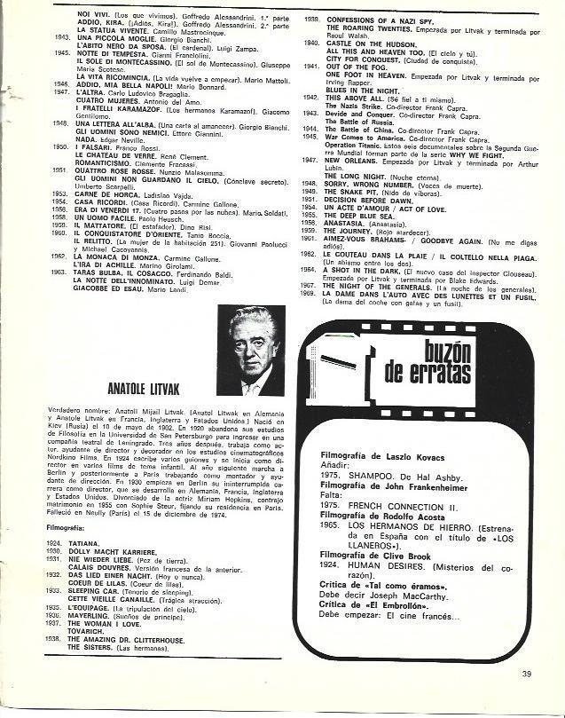 LAMINA 38090: Anatole Litvak