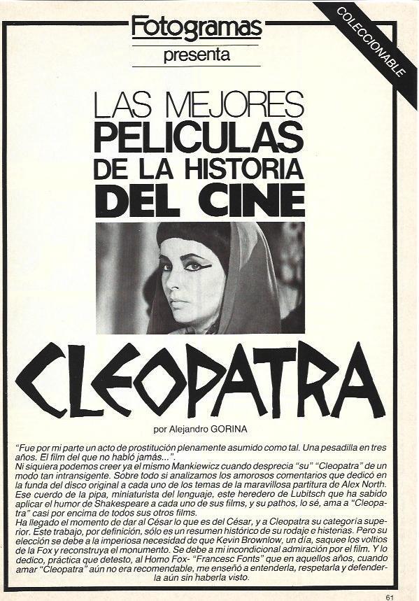 LAMINA 38094: Liz Taylor en Cleopatra