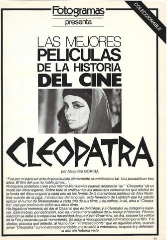 LAMINA 38094: Liz Taylor en Cleopatra