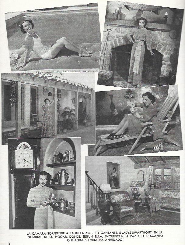 LAMINA 38027: Gladys Swarthout en su casa