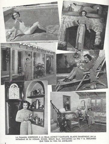 LAMINA 38027: Gladys Swarthout en su casa