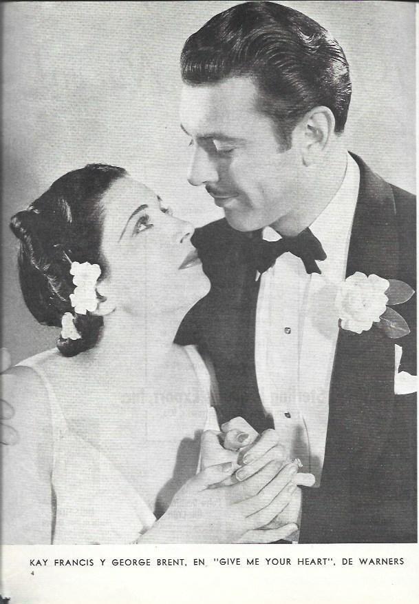 LAMINA 38025: Kay Francis y George Brent