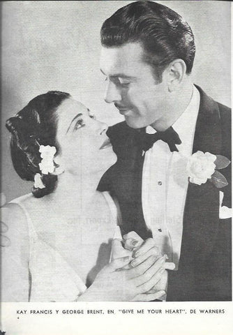 LAMINA 38025: Kay Francis y George Brent