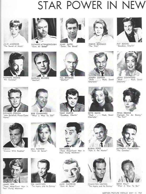 LAMINA 37941: Actores de la decada de 1960