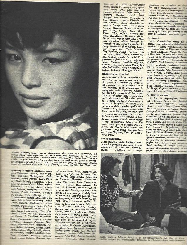 LAMINA 37951: Akemi Nashari y Alida Valli con Liliana Boniatti