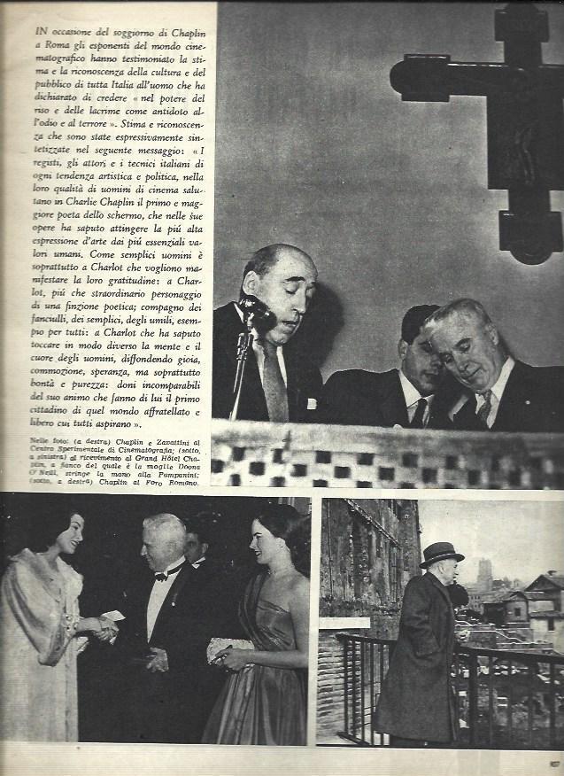LAMINA 37962: Chaplin en el Centro Sperimentale di Cinematografia