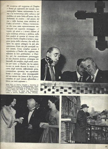 LAMINA 37962: Chaplin en el Centro Sperimentale di Cinematografia