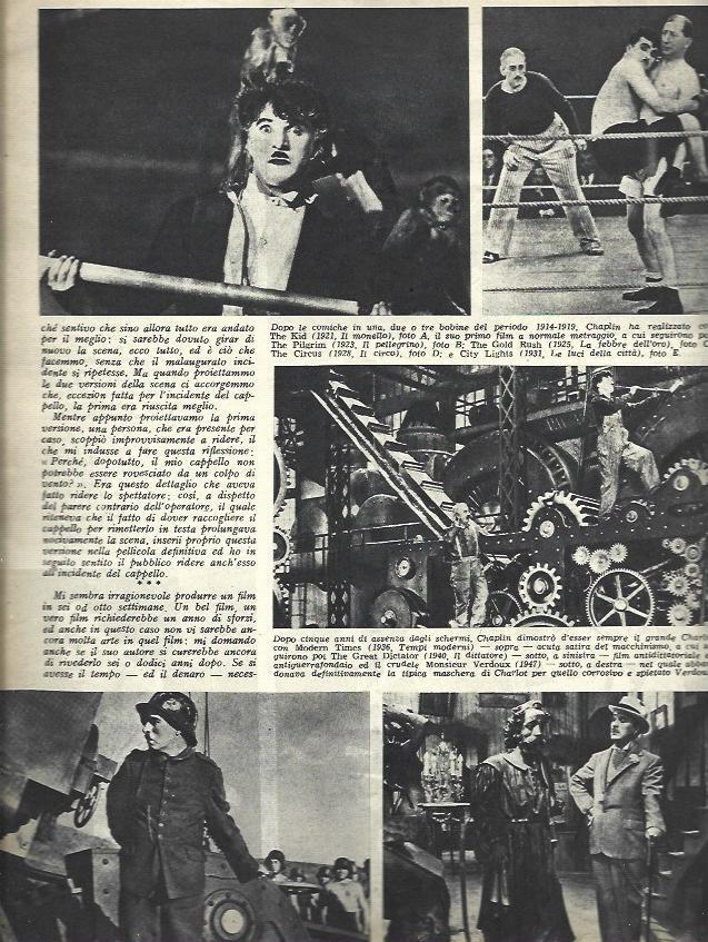 LAMINA 37963: Charles Chaplin en diferentes peliculas