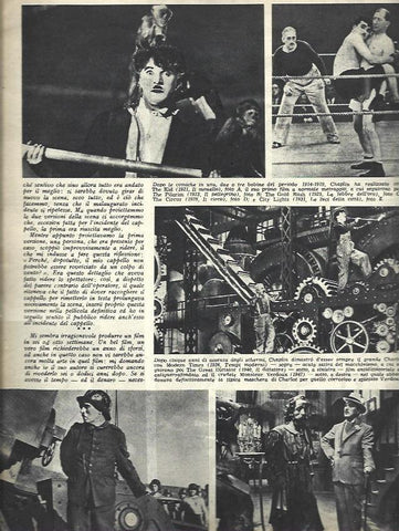 LAMINA 37963: Charles Chaplin en diferentes peliculas