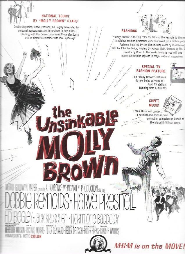 LAMINA 37936: Publicidad de The Unsinkable Molly Brown