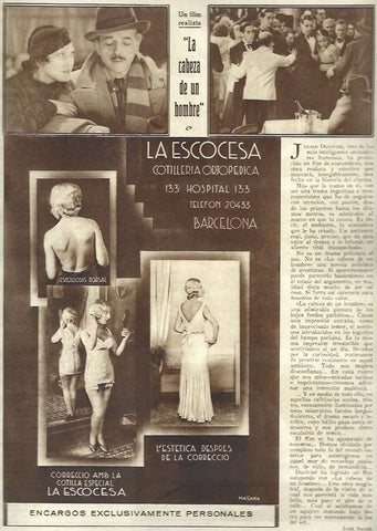 LAMINA 37914: Publicidad de La Escocesa, cotilleria en Barcelona