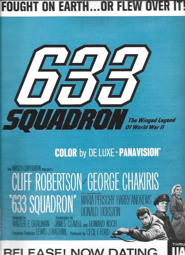 LAMINA 37934: Publicidad de  633 Squadron