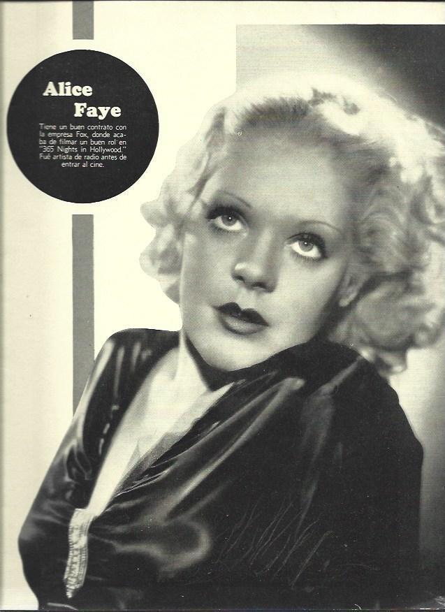 LAMINA 37999: Alice Faye
