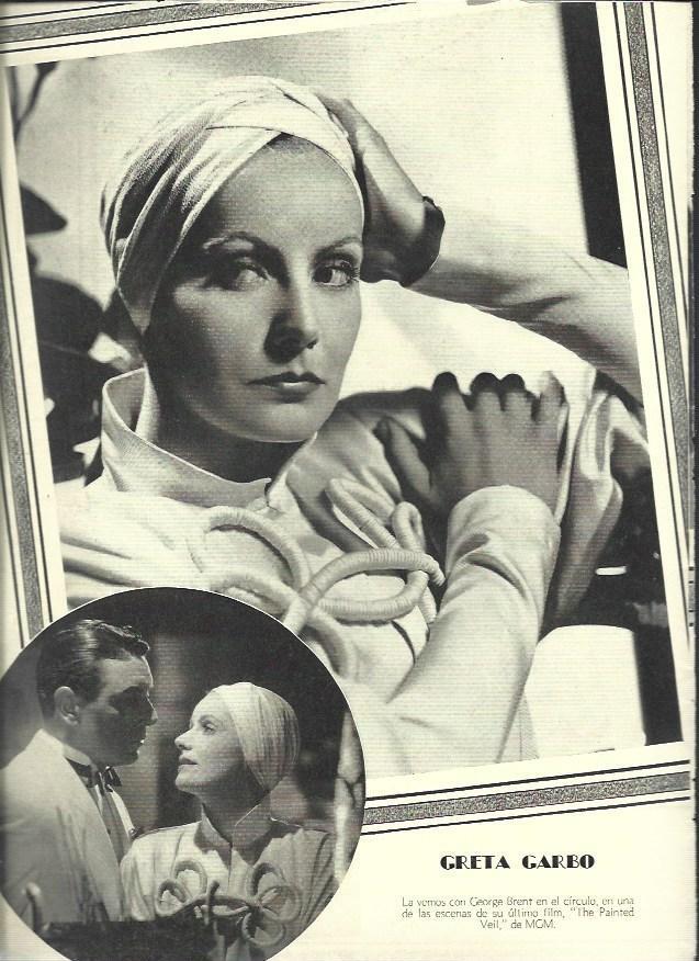 LAMINA 38000: Greta Garbo en The Painted Veil