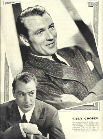 LAMINA 38002: Gary Cooper en The Pearl Necklace
