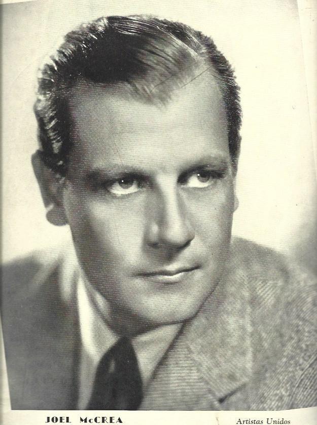 LAMINA 38011: Joel McCrea