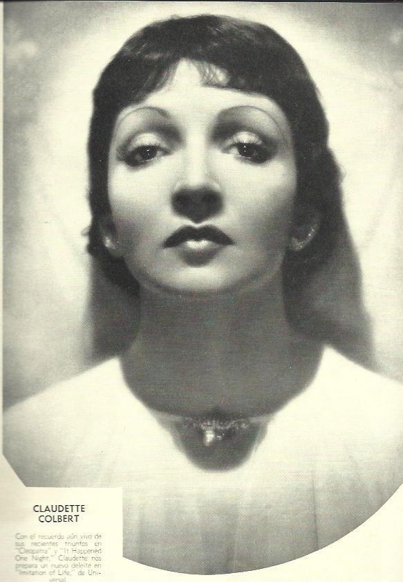 LAMINA 38022: Claudette Colbert 