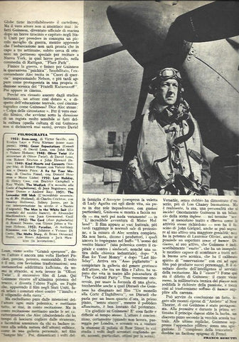 LAMINA 37979: Alec Guiness como aviador