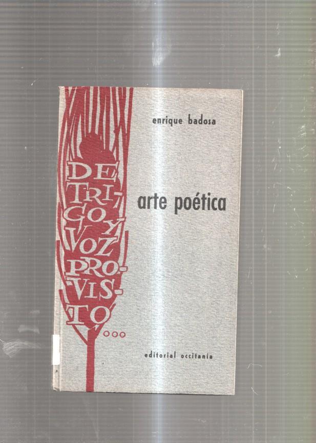 Arte poetica 1855-1966