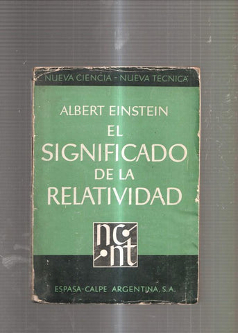 El significado de la relatividad