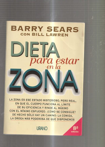 Dieta para estar en la zona