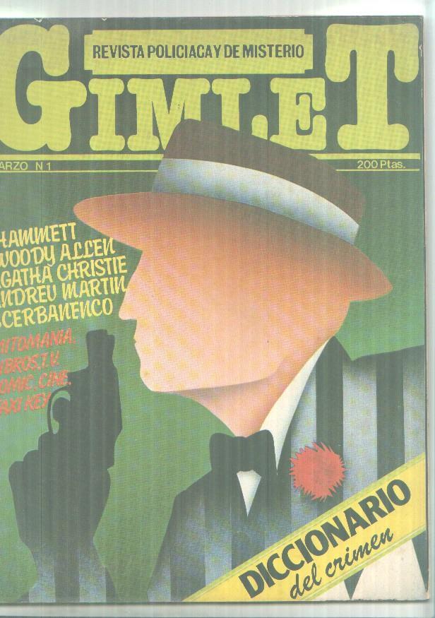Revista policiaca y de misterio GIMLET numero 01